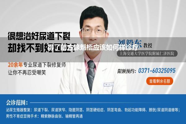 得了前方腺魁梧应该如何样诊疗